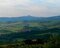 ...con vista sulla lontanissima Radicofani appollaiata sul cono di un antico vulcano...