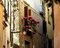 Sutri. Il balconcino fiorito del nostro B&B.