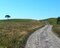 ...attraverso le Crete Senesi in un paesaggio bellissimo, caratterizzato da colline brulle dolcemente ondulate...