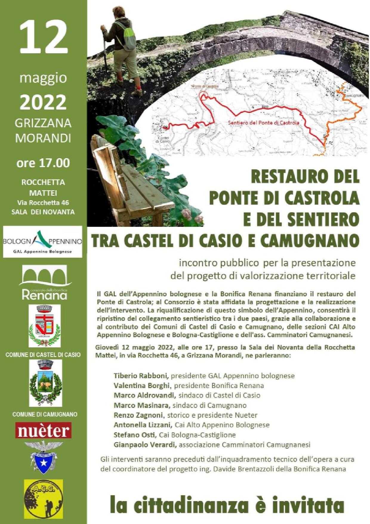 12 maggio 2022 Ponte Castrola Presentazione Rocchetta Mattei